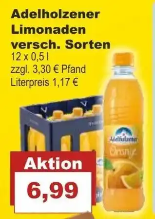 Bilgro Adelholzener Limonaden 12x0,5L Angebot