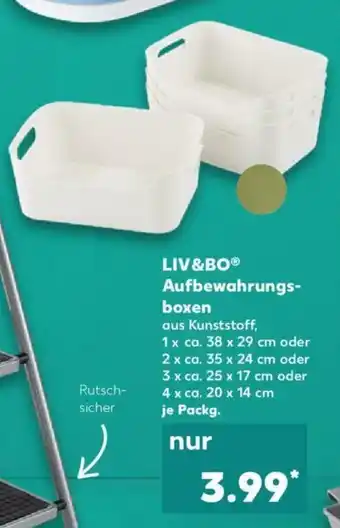 Kaufland Liv&Bo Aufbewahrungsboxen Angebot