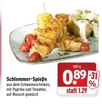 Wasgau Schlemmer Spieße 100g Angebot