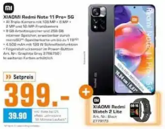 Saturn Xiaomi Redmi Note 11 Pro+5G Angebot