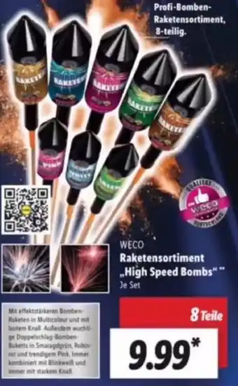 Lidl Weco Raketensortiment High Speed Bombs Angebot