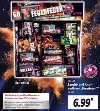 Lidl Weco Leucht und Knallsortiment Feuerfeger Angebot