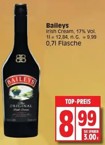 Edeka Baileys Irish Cream 0,7L Flasche Angebot