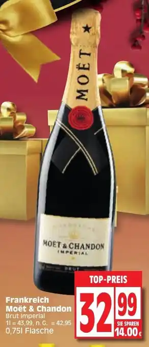 Edeka Frankreich Moët & Chandon 0,75 L Flasche Angebot