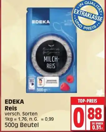 Edeka Edeka Reis 500g Beutel Angebot