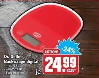 dodenhof Dr. Oetker Backwaage digital Angebot