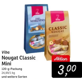 KONSUM Viba Nougat Classic Mini 120 g Packung Angebot