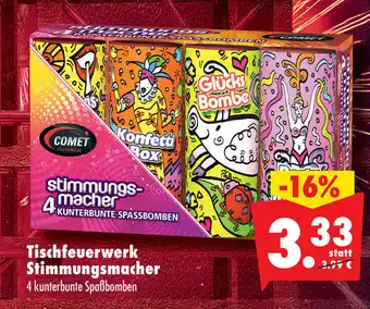 Mäc Geiz Comet Feuerwerk Tischfeuerwerk Stimmungsmacher Angebot