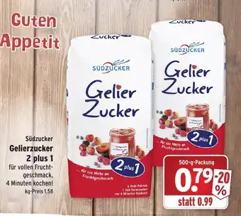 Wasgau Südzucker Gelierzucker 2 plus 1 Angebot