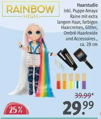 Rossmann Rainbow haarstudio Angebot