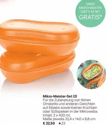 Tupperware Mikro-meister-set Angebot