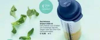 Tupperware Nachtblauer shake-it Angebot