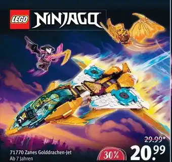 Rossmann Lego ninjago 71770 zanes golddrachen-jet Angebot