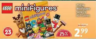 Rossmann Lego minifigures 71035 minifiguren serie 23 Angebot