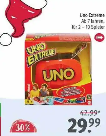 Rossmann Uno extreme Angebot