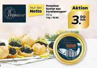 NETTO Premieur kaviar aus forellenrogen Angebot