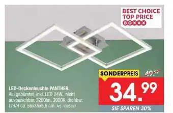 Zurbrüggen Best choice top rice led-deckenleuchte panther Angebot