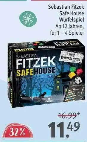 Rossmann Sebastian fitzek safe house würfelspiel Angebot