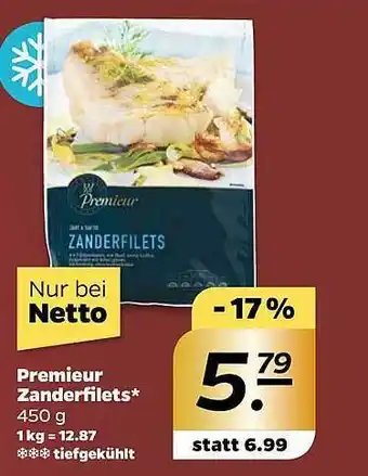 NETTO Premieur zanderfilets Angebot