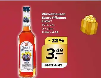 NETTO Winkelhausen saure pflaume likör Angebot