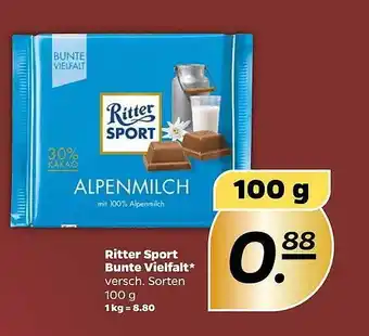 NETTO Ritter sport bunte vielfalt Angebot