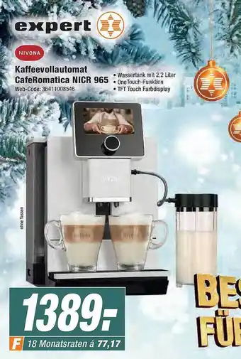 Expert Nivona kaffeevollautomat caferomatica nicr 965 Angebot