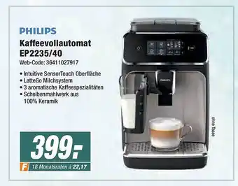 Expert Philips kaffeevollautomat ep2235-40 Angebot