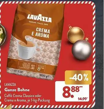 Aldi Süd Lavazza ganze bohne Angebot