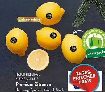 Aldi Süd Natur lieblinge kleine schätze premium zitronen Angebot