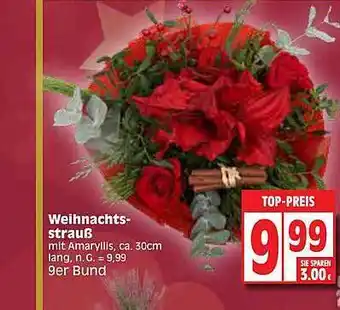 Edeka Weihnachtsstrauß Angebot