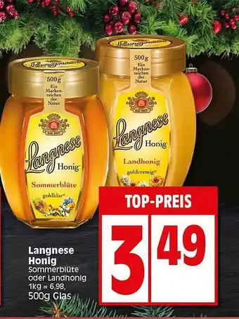 Elli Markt Langnese honig Angebot