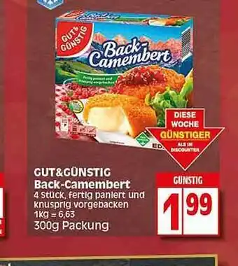 Elli Markt Gut & günstig back-camembert Angebot