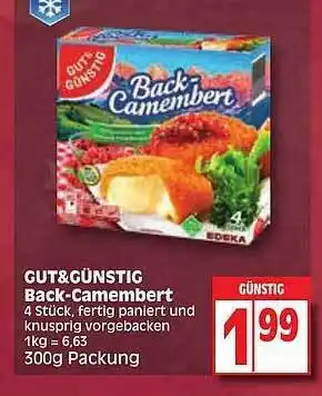 Edeka Gut & günstig back-camembert Angebot