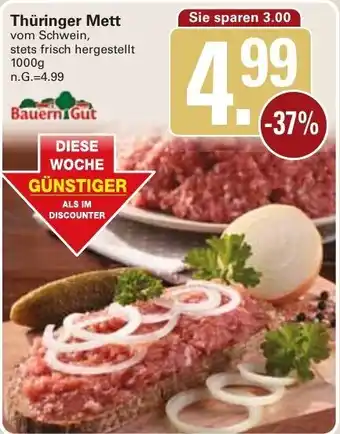 WEZ Thüringer Mett 1000 g Angebot