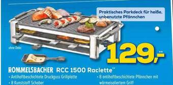 Euronics XXL Rommelsbacher rcc 1500 raclette Angebot