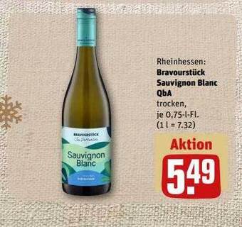 REWE Rheinhessen bravourstück sauvignon blanc qba Angebot