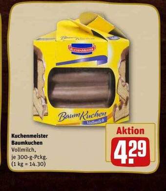 REWE Kuchenmeister baumkuchen Angebot