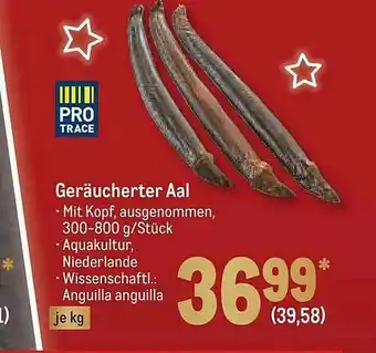 METRO Pro trace geräucherter aal Angebot