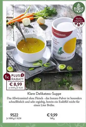 Eismann Klare delikatess-suppe Angebot