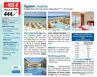 Lidl Reisen Ägypten hurghada Angebot