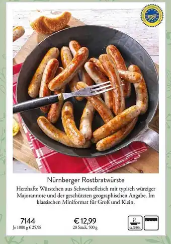 Eismann Nürnberger rostbratwürste Angebot