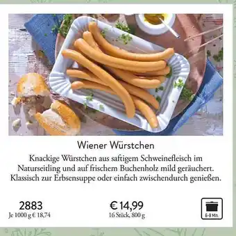 Eismann Wiener würstchen Angebot