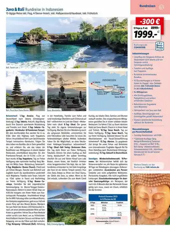 Lidl Reisen Java & bali rundreise in indonesien Angebot