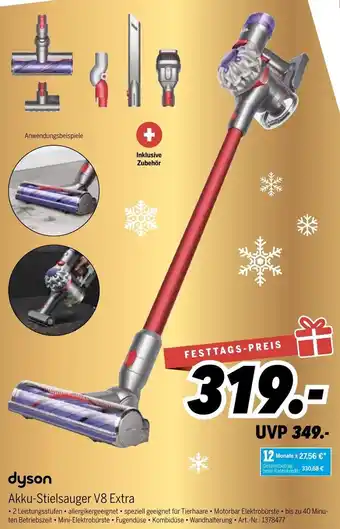 MEDIMAX Dyson Akku Stielsauger V8 Extra Angebot