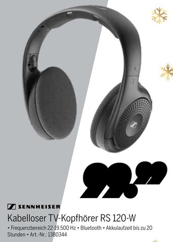 MEDIMAX Sennheiser Kabelloser TV Kopfhörer RS 120-W Angebot