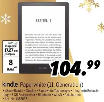MEDIMAX Kindle Paperwhite (11. Generation) Angebot