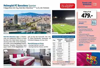 Lidl Reisen Heimspiel fc barcelona spanien Angebot