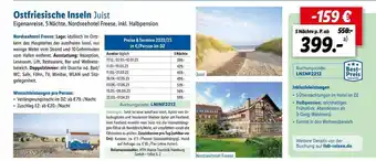 Lidl Reisen Ostfriesische inseln juist Angebot