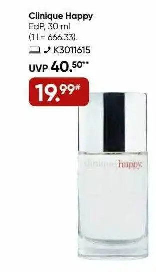 Galeria Clinique happy Angebot