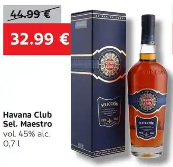 VELTA Free Shop Havana Club Sel. Maestro 0,7 L Angebot